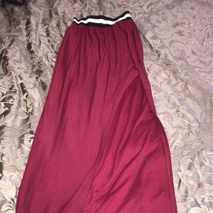 Fashion Nova Maxi Skirt with Slit